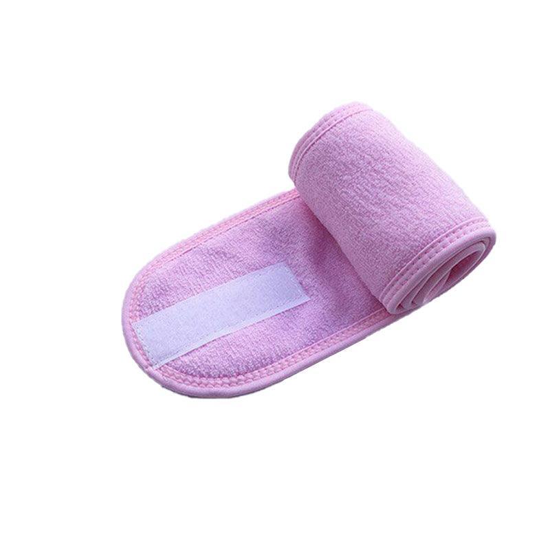 8-Colours Wrap Head Band Hairband Hair Band Adjustable Facial Make Up Face Wash Au - Purple
