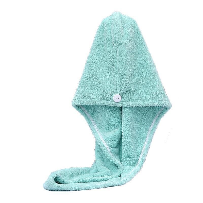 Fast Dry Hair Cap Wrap Towel Quick Drying Turban Bath Head Magic Wrap Hat Spa Au - Pink