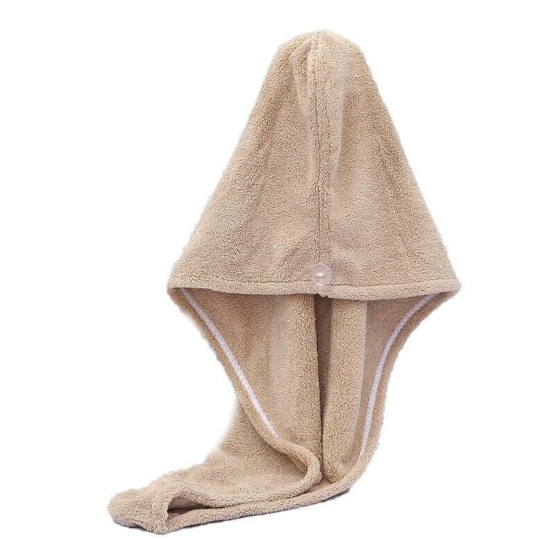 Fast Dry Hair Cap Wrap Towel Quick Drying Turban Bath Head Magic Wrap Hat Spa Au - Pink