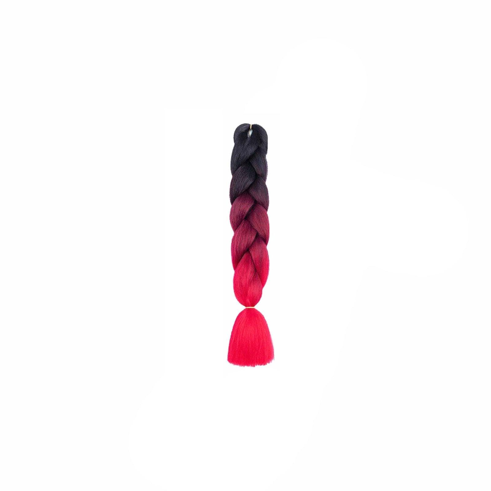 Coloured Jumbo Braiding Hair Extensions Braids Twist Hight Temperature Kanekalon - A17