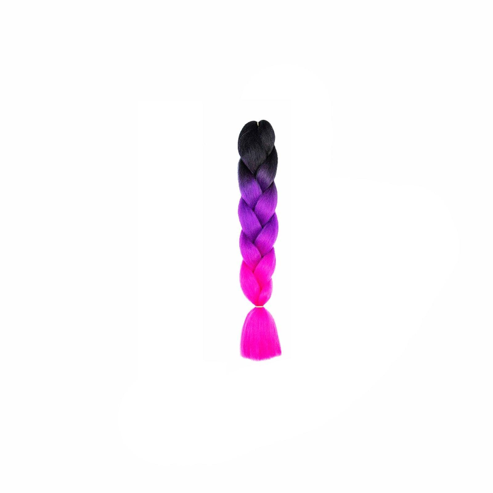 Coloured Jumbo Braiding Hair Extensions Braids Twist Hight Temperature Kanekalon - B1