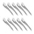 6-54X 9cm Hairdressing Sectioning Hair Clips Duck Bill Hairpin Salon Metal Curl Clips - 12PCS