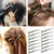 6-54X 9cm Hairdressing Sectioning Hair Clips Duck Bill Hairpin Salon Metal Curl Clips - 12PCS