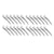 6-54X 9cm Hairdressing Sectioning Hair Clips Duck Bill Hairpin Salon Metal Curl Clips - 12PCS