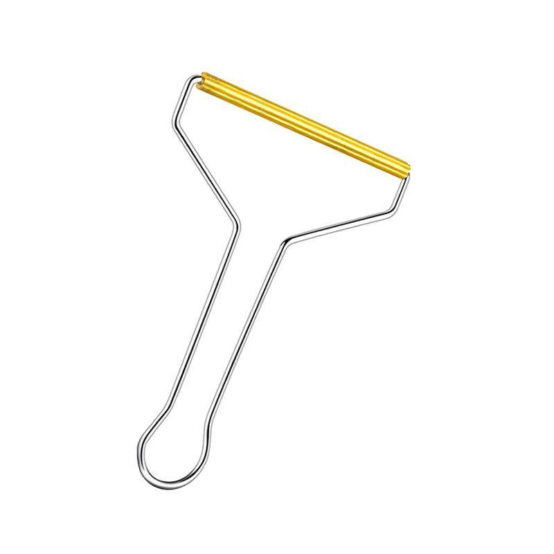 Lint Cleaner Pro Steel Manual Clothes Fluff Remover Fabric Sweater Fuzz Shaver - Red