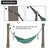 Outdoor Camping Hammock with Adjustable Strap Portable Hanging Bed Travel Swing