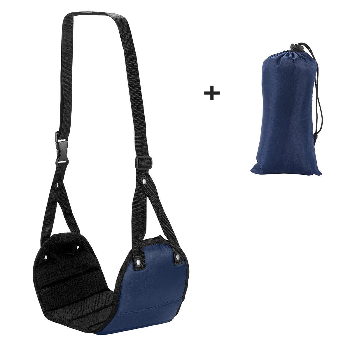 Travel Rest Hammock Office Foot Hammock Portable Rest for Relaxation Support - Rose Red