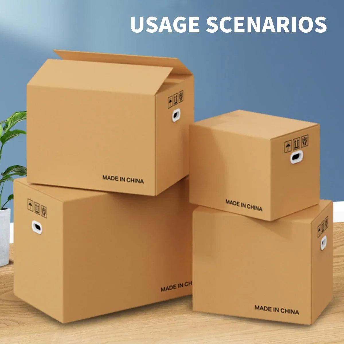100-Piece Plastic Carton Handle Set