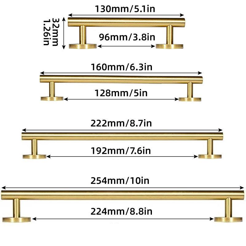 European Style Cabinet Handles Drawer Pull Knob 4 Sizes for Wardrobe Door - 96mm