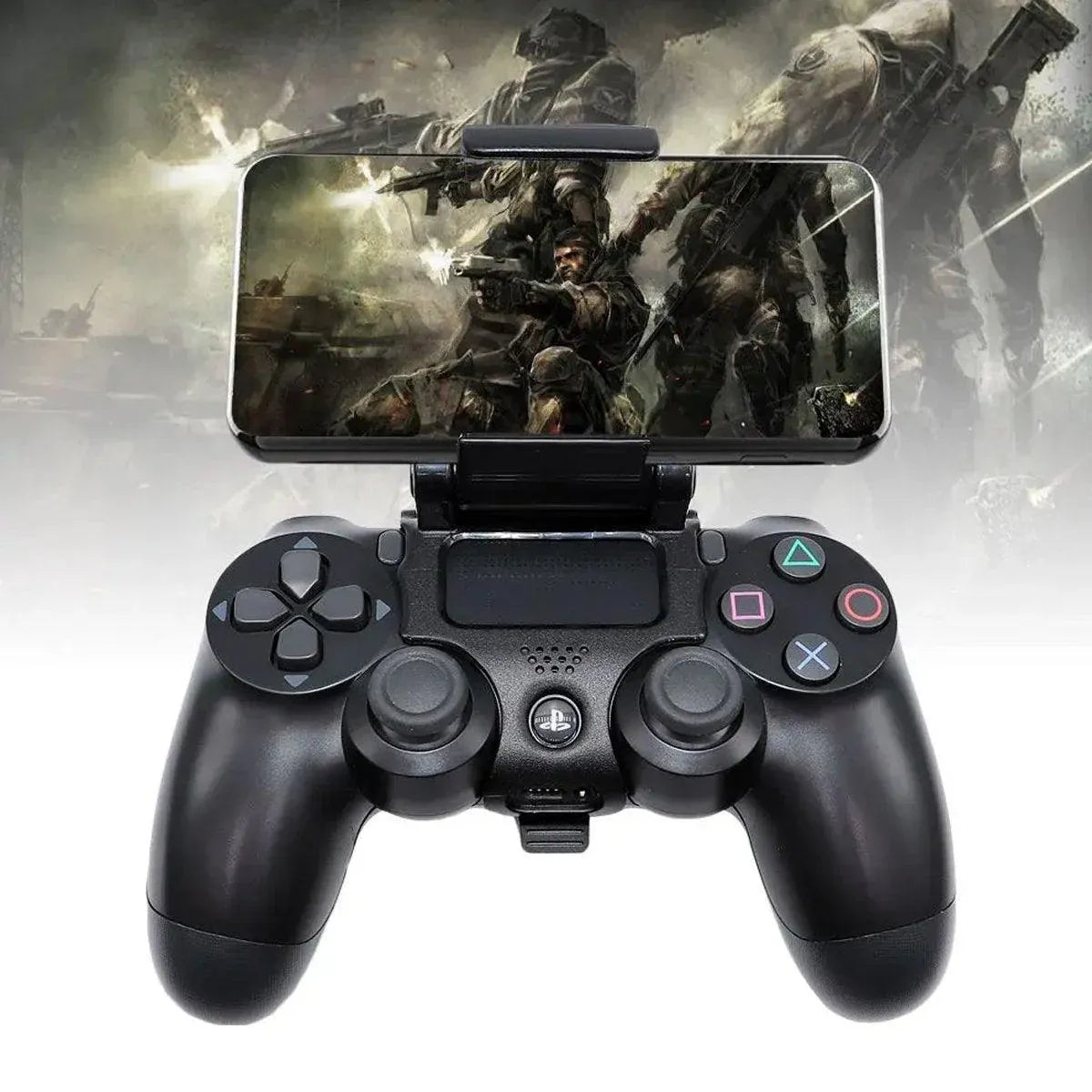 1-Piece Phone Mount Compatible with PlayStation 4 Controller