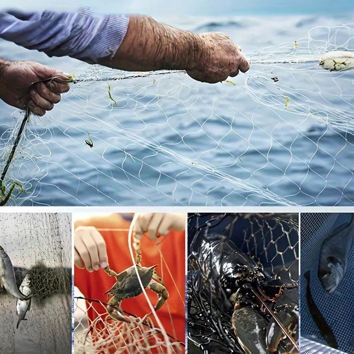 Frisbee Hand Casting Fishing Net Easy Throw Bait Net Swinging Tackle Gear - 480cm