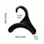 10PCS Wardrobe Plastic Storage Rack Hook Multi-Purpose Hanger Tie Scarf Holder - White