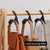 10PCS Wardrobe Plastic Storage Rack Hook Multi-Purpose Hanger Tie Scarf Holder - White