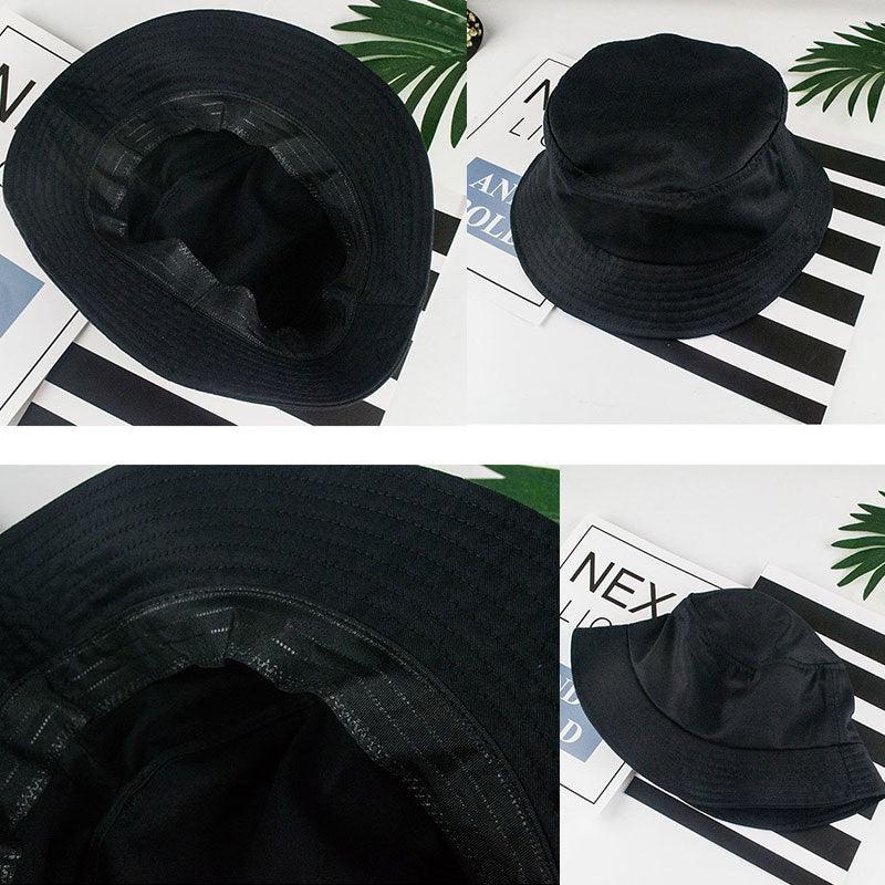 9 Colours Unisex Sun Bucket Hat Perfect for Outdoor Adventures - Grey
