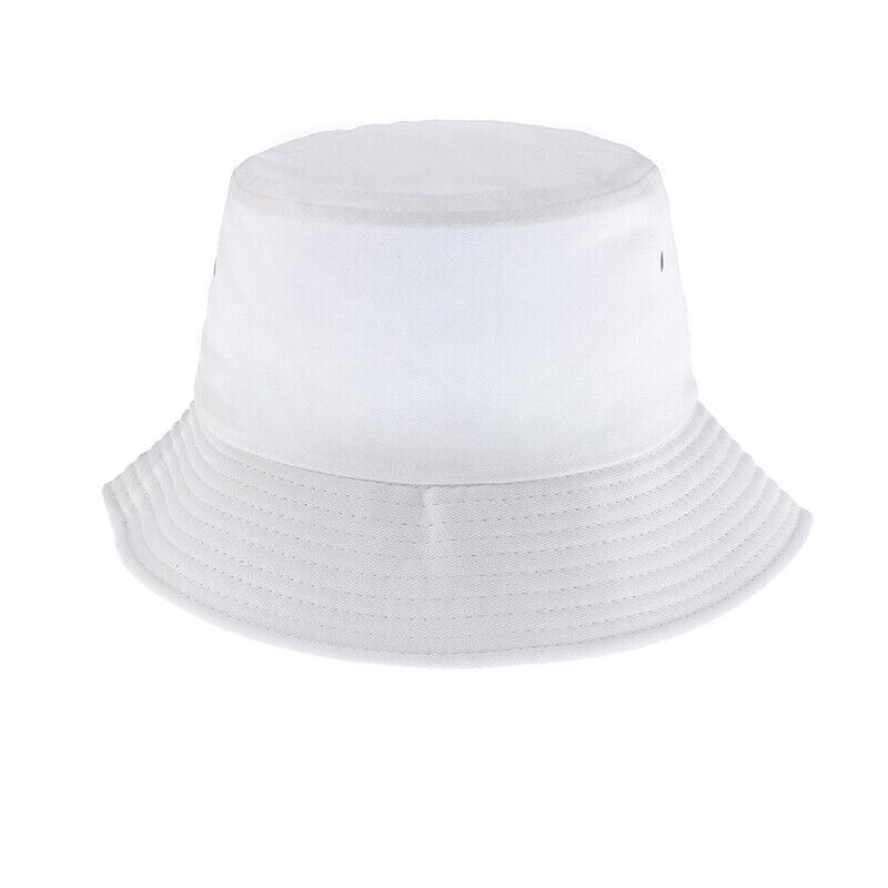 Unisex Men Women Washed Cotton Outdoor Camping Sports Bucket Hats Fisherman Hat - Grey