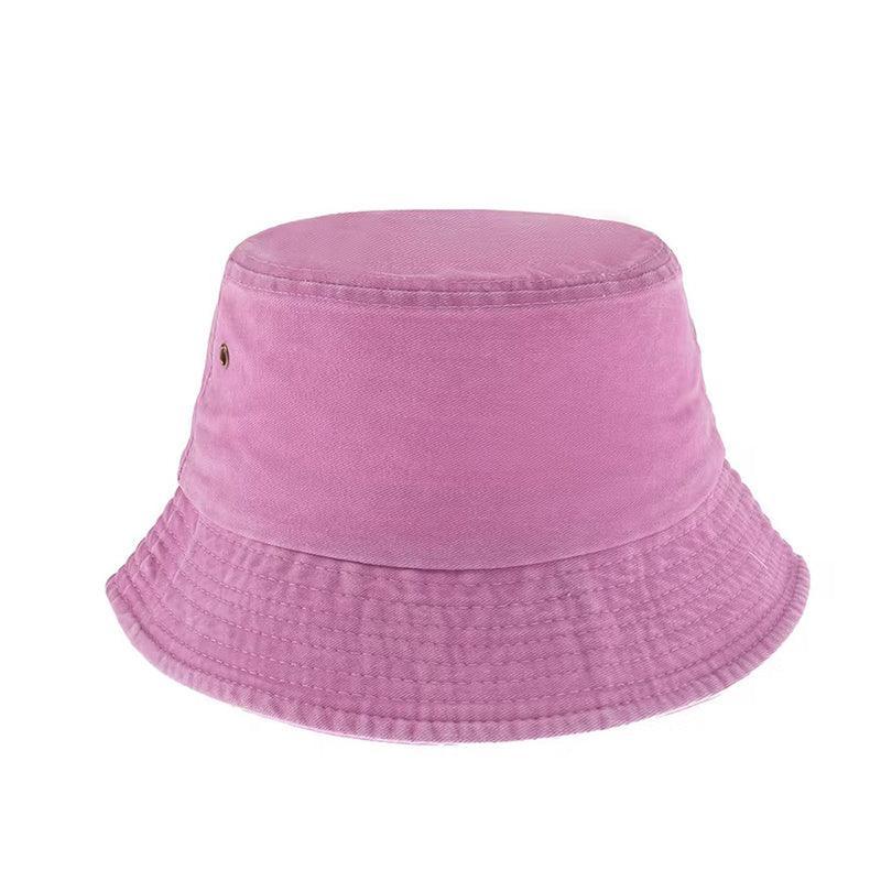 Unisex Men Women Washed Cotton Outdoor Camping Sports Bucket Hats Fisherman Hat - Grey