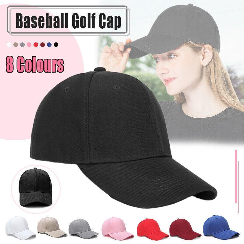 Summer Multi-colour Shade Baseball Cap Outdoor Peaked Sun Visor Hat - Red
