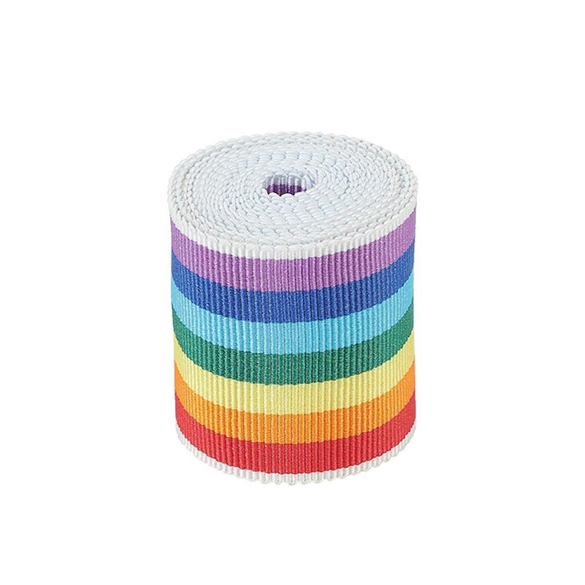 50Yards DIY Elastic Binding Tape Bias Ribbon Strap Sewing Craft Webbing Trimming - Gray-2.5cm