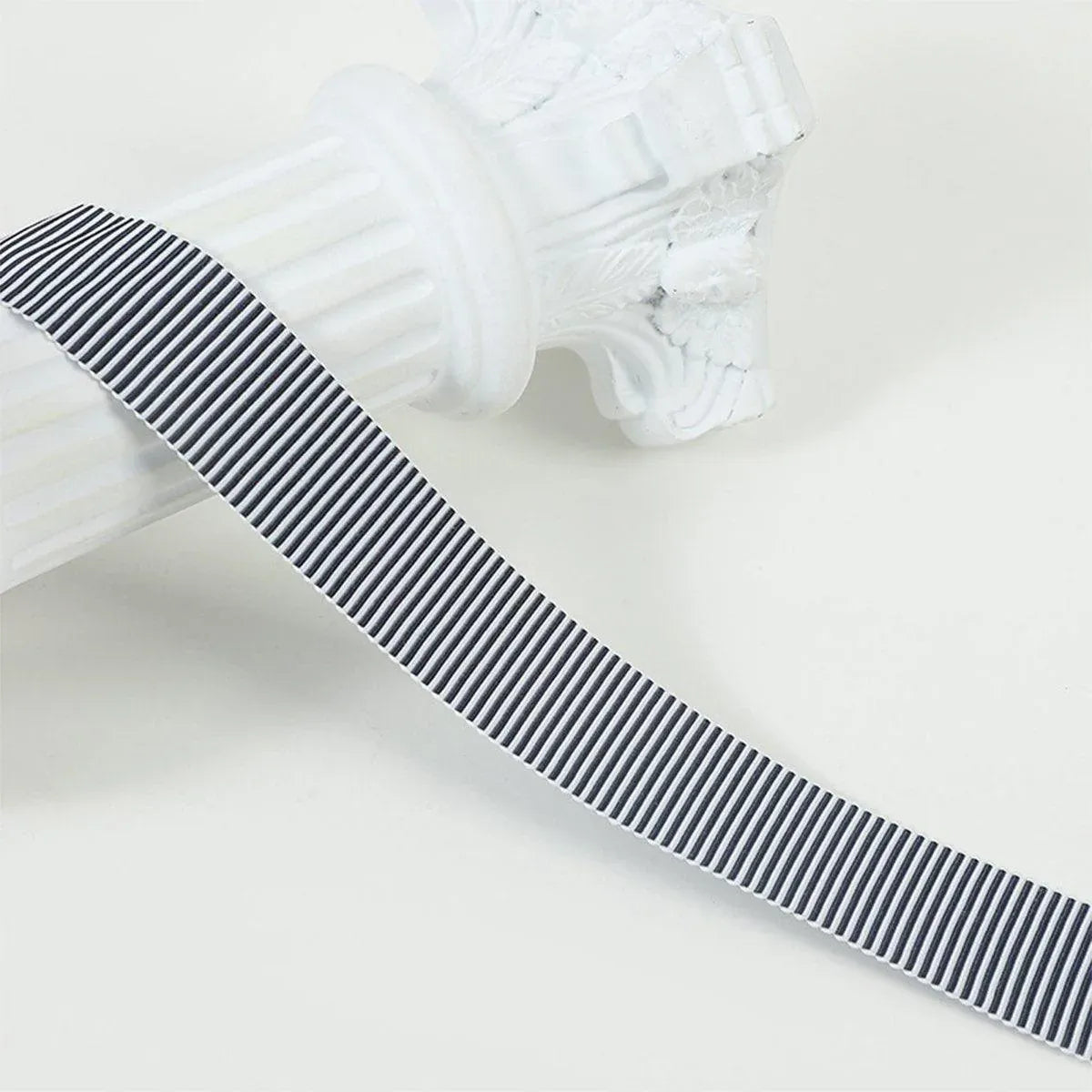 50Yards DIY Elastic Binding Tape Bias Ribbon Strap Sewing Craft Webbing Trimming - Gray-2.5cm