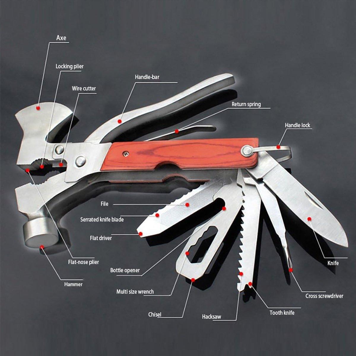 Multifunctional Axe Hammer Portable Outdoor Tool Versatile Camping Equipment - Hatchet