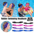 Adjustable Waterproof Swimming Headband for Ear Protection Unisex Diving Use - Blue-L
