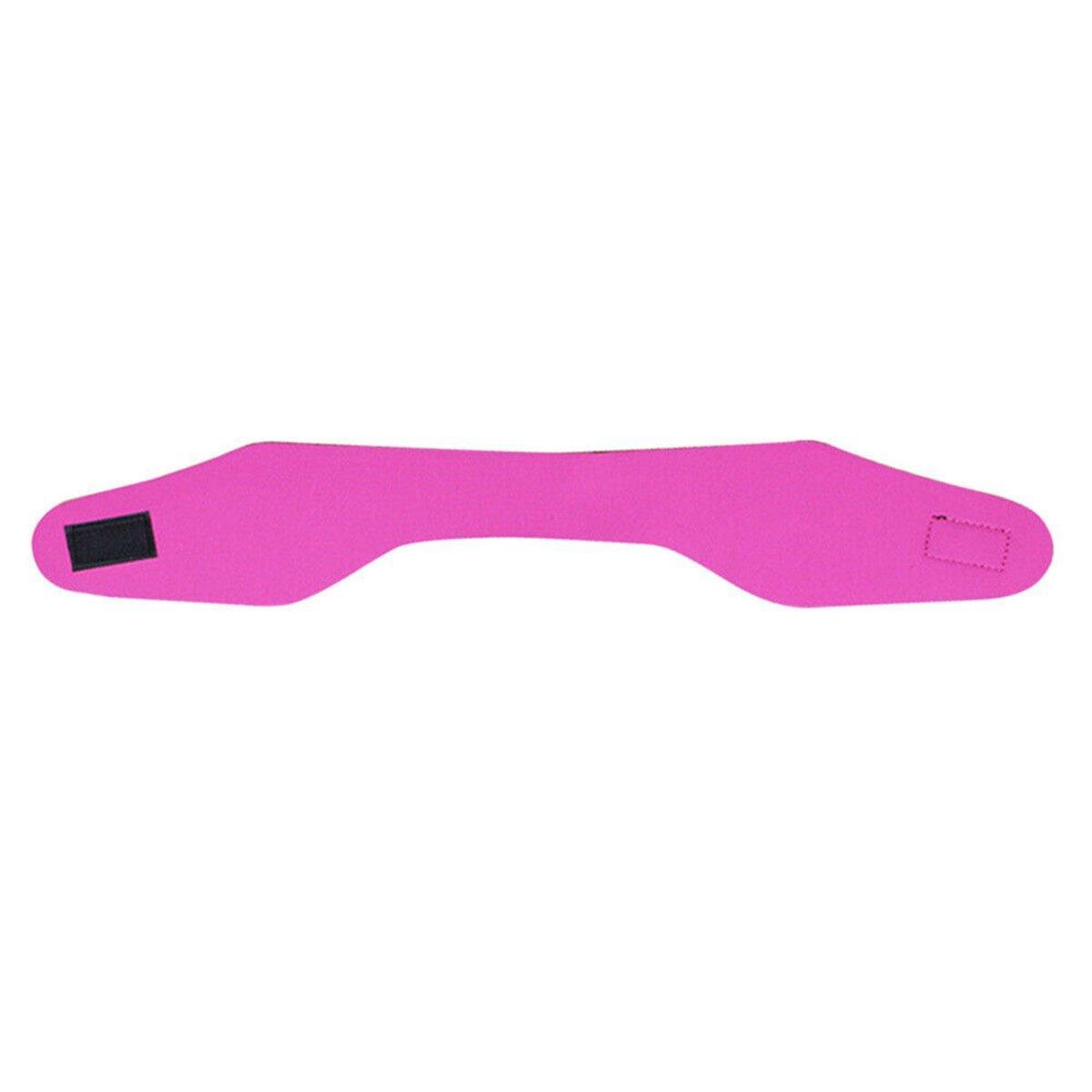 Adjustable Waterproof Swimming Headband for Ear Protection Unisex Diving Use - Purple-M