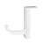 Universal Headphone Hook Desk Edge Mount Adhesive Headset Holder - White