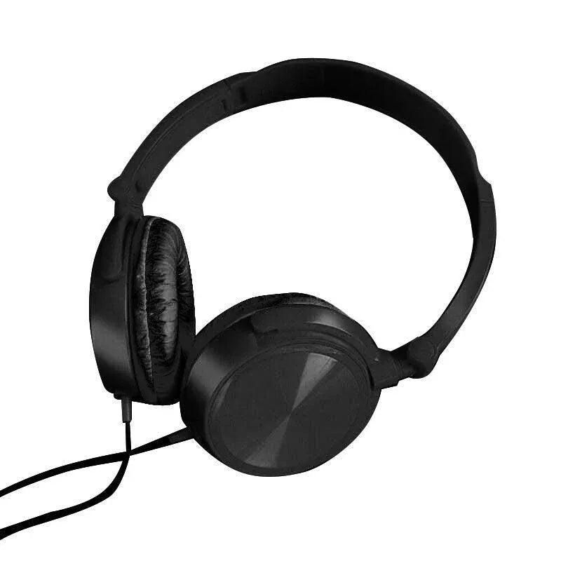 Over Ear Headphones Hi-Fi Stereo Noise-Cancelling Headsets Wired Earphones Au