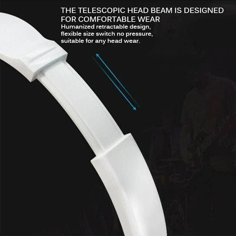 Over Ear Headphones Hi-Fi Stereo Noise-Cancelling Headsets Wired Earphones Au