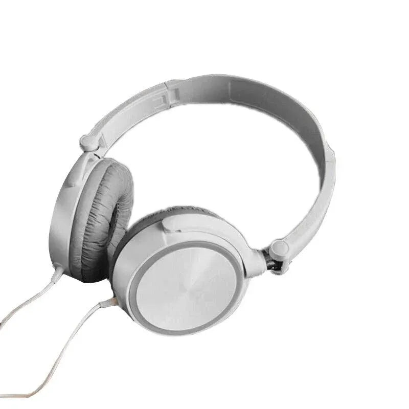 Over Ear Headphones Hi-Fi Stereo Noise-Cancelling Headsets Wired Earphones Au