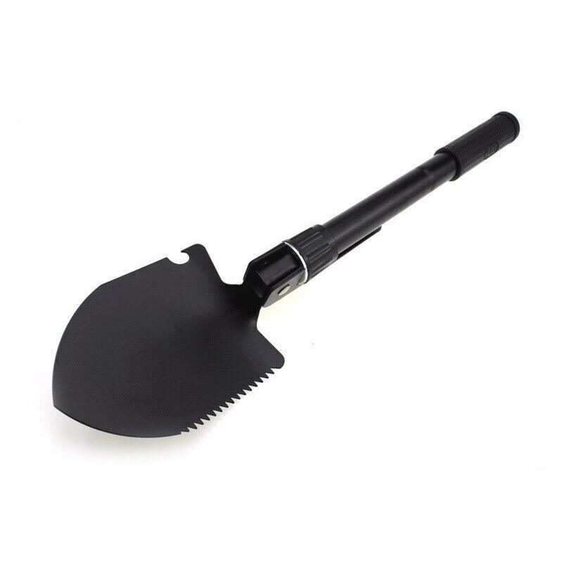 Outdoor Survival Foldable Shovel Spade Garden Camping Hiking Camp Compass Au
