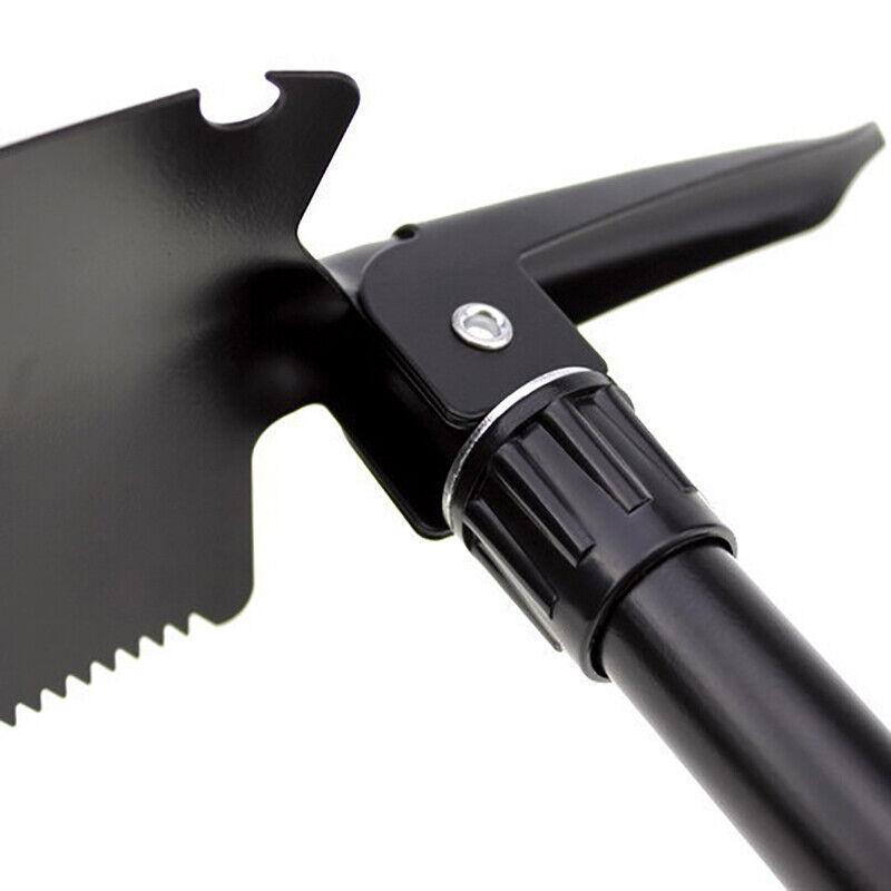 Outdoor Survival Foldable Shovel Spade Garden Camping Hiking Camp Compass Au