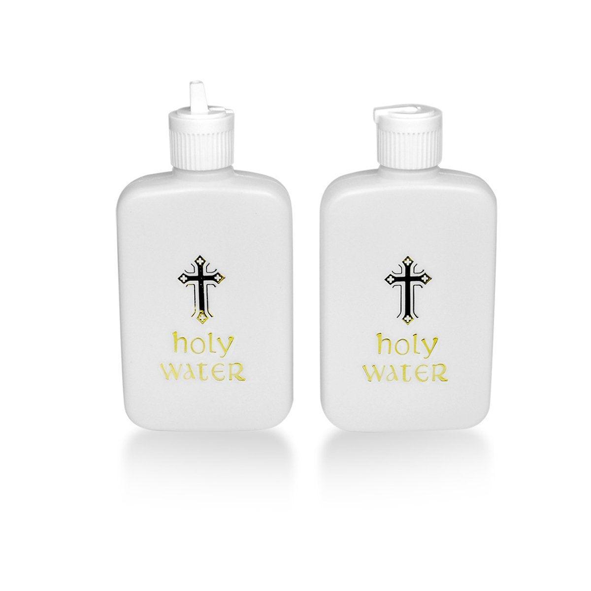 10XHoly Water Bottle Gold For Cross Plastic Portable Holy Water Container Easter