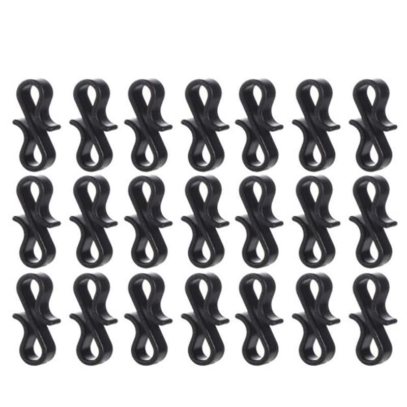 50PCS Led Fairy Lights Gutter Hooks Heavy Duty Clips Party Led Fairy Light - White
