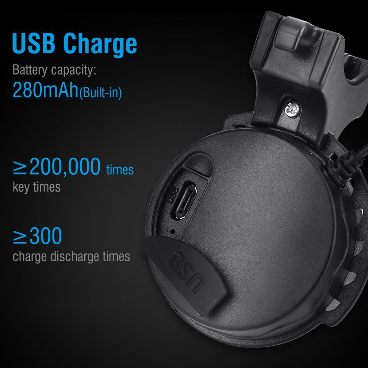 Bicycle Electric Horn Electric Bell Horn Cycling Equipment Loud Sound Waterproof