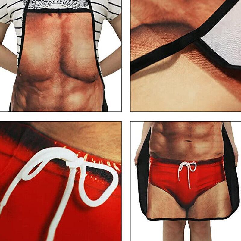Funny Adult Men Women Novelty Aprons Party Game Cooking Kitchen BBQ Baking - Hot Pants Girl