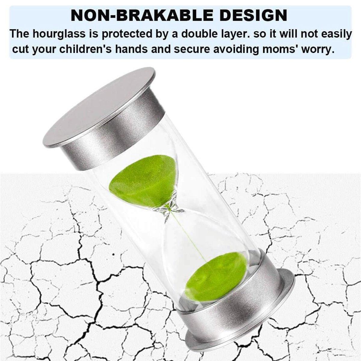 10/15/30 Minute Hourglass Timer Sand Timer for Home Office and Classroom Use - Sky Blue-30min