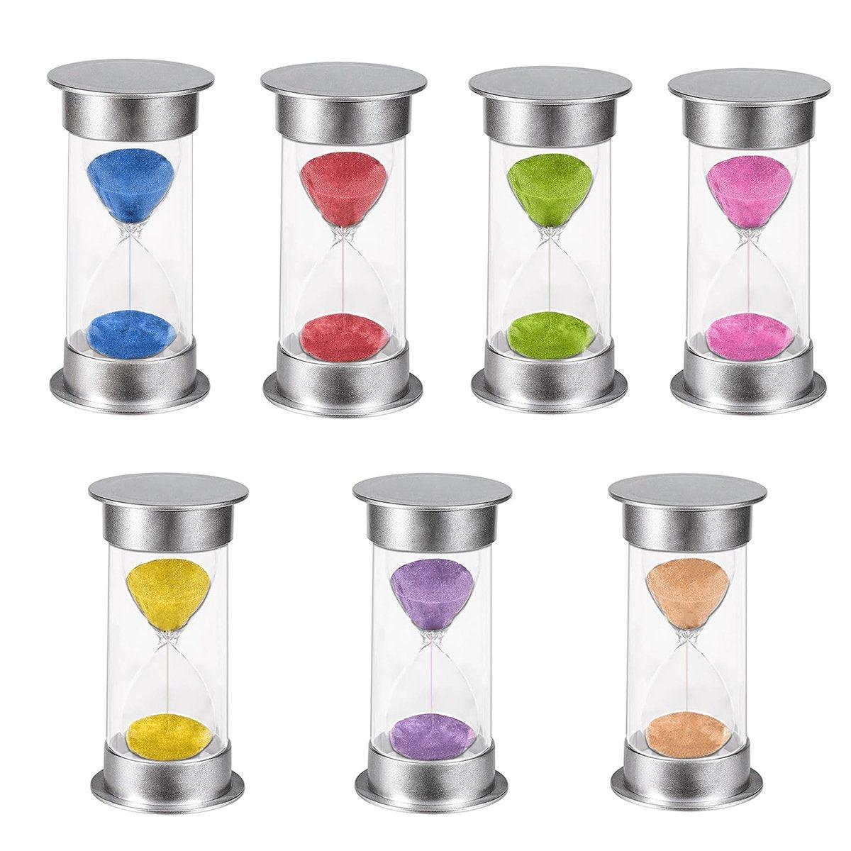 10/15/30 Minute Hourglass Timer Sand Timer for Home Office and Classroom Use - Pink-10min