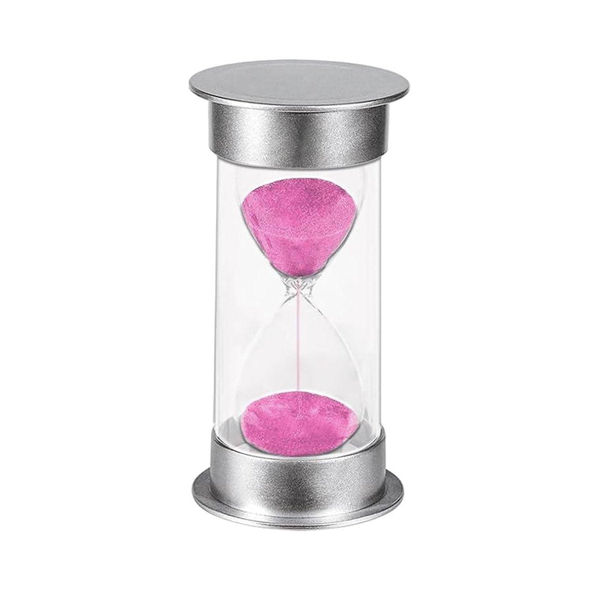 10/15/30 Minute Hourglass Timer Sand Timer for Home Office and Classroom Use - Yellow-10min