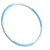Detachable Weighted Hula Hoop Fitness Equipment for Home Exercise Use - Blue White