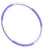 Detachable Weighted Hula Hoop Fitness Equipment for Home Exercise Use - White Purple