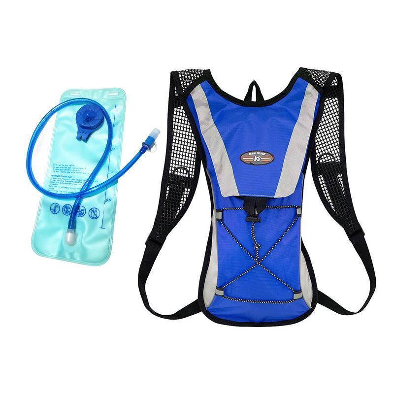 Hiking Camping Cycling Running Hydration Pack Backpack Bag + 2L Water Bladder Au - Orange