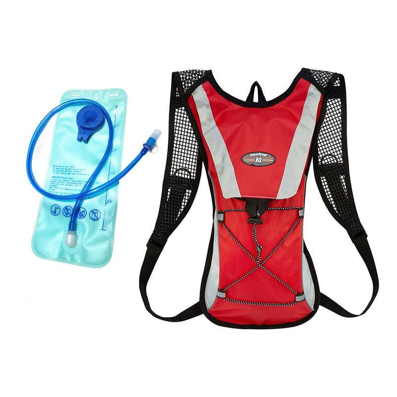 Hiking Camping Cycling Running Hydration Pack Backpack Bag + 2L Water Bladder Au - Orange