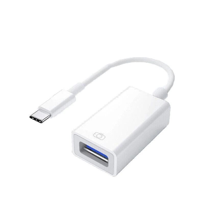 For Iphone Or Type C To Usb Otg Data Cable Adapter Male 3.0 A Female Converter - iOS