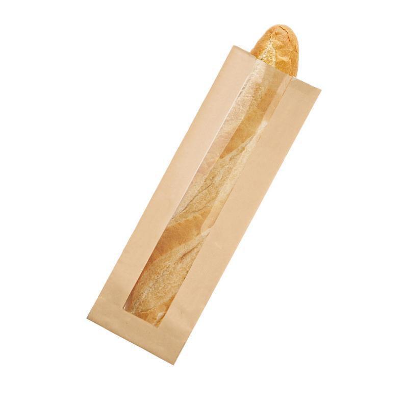 200PCS Transparent Food Greaseproof Bags French Bread Baguette Packaging Pouc - 35X11CM