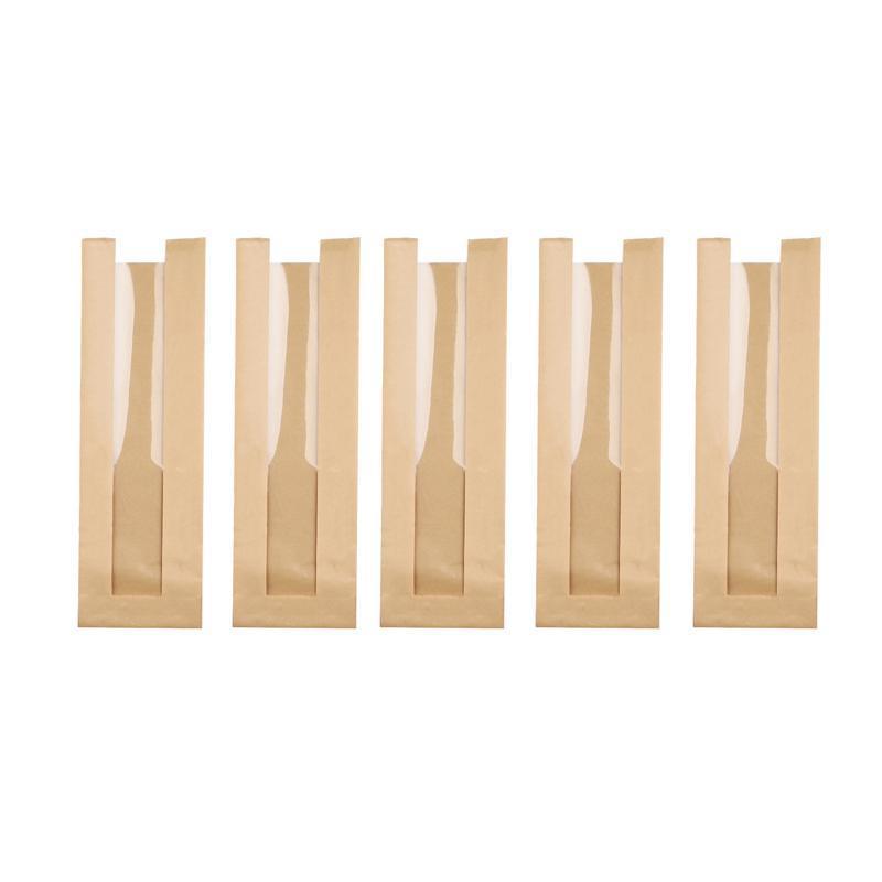 200PCS Transparent Food Greaseproof Bags French Bread Baguette Packaging Pouc - 35X11CM