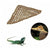 Comfortable and Natural Straw Reptile Bed Hammock for Basking and Relaxation - 32*32*42CM