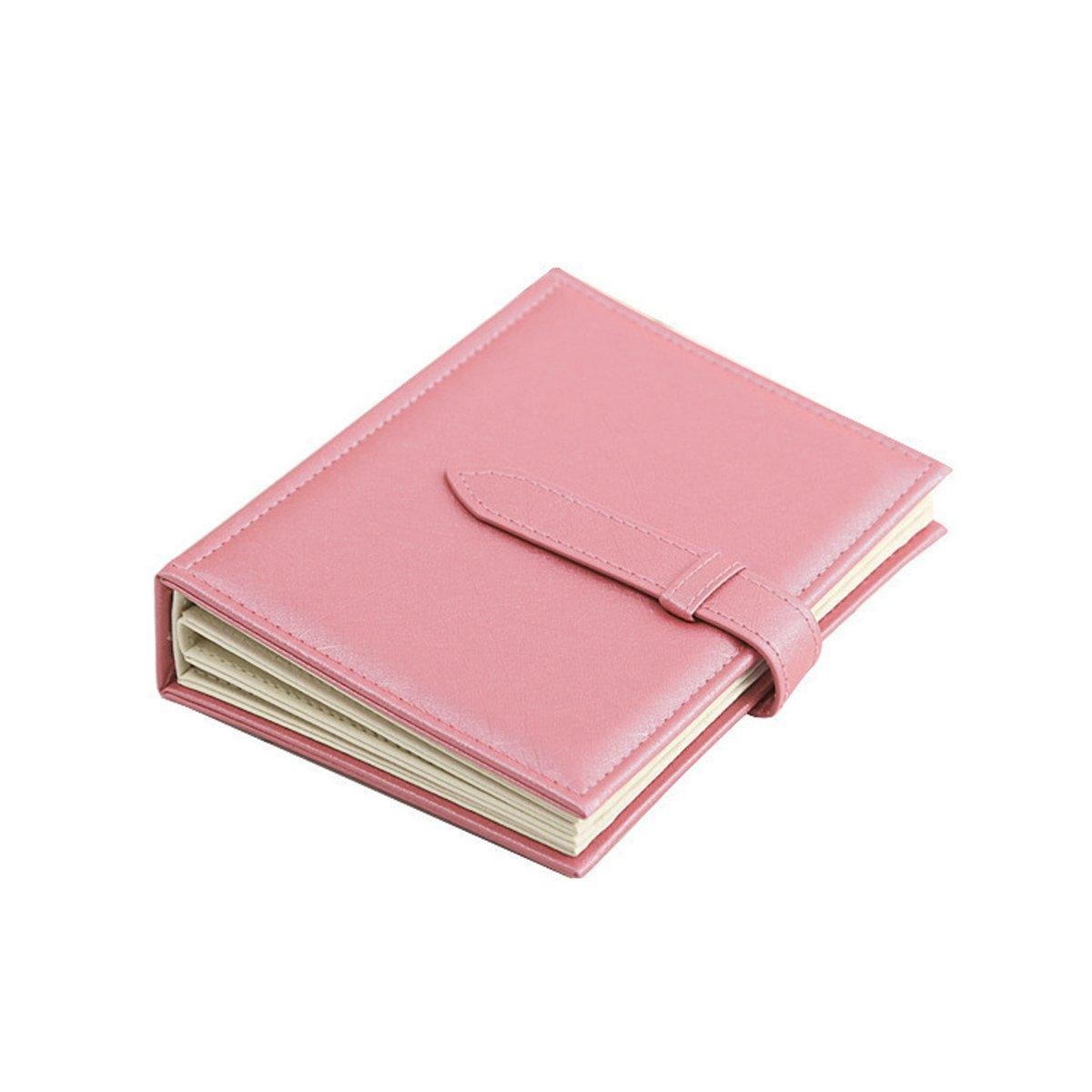 Large Capacity Jewelry Storage Book for Earrings Home Organizer Small Size Box - Pink