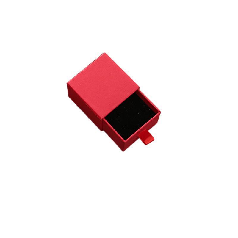 Jewellery Gift Box Necklace Ring Bracelet Bangle Earring Cardboard Box 5*5*3.5cm - Pink