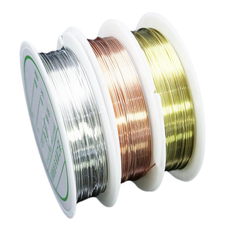 1 Roll Beading Wire Jewelry Making Wire Handmade Craft Cord String DIY Jewelry - Gold